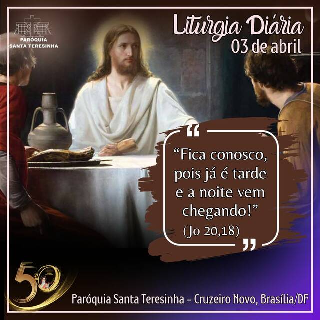 Liturgia Diária (03 de abril)