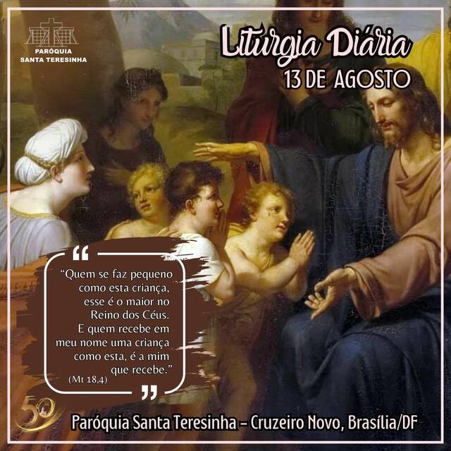 Liturgia Diária (13 DE AGOSTO)