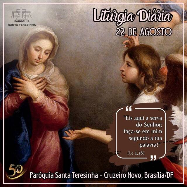 Liturgia Diária (22 DE AGOSTO)