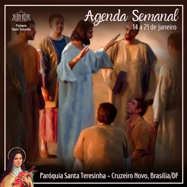 Agenda Semanal - de 14 a 21 de janeiro