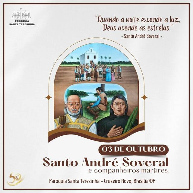 SANTO DO DIA - Santos André de Soveral e Ambrósio Francisco Ferro, presbíteros, Mateus Moreira e companheiros, mártires | 03 DE OUTUBRO