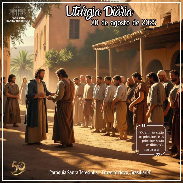 Liturgia Diária (20 DE AGOSTO)