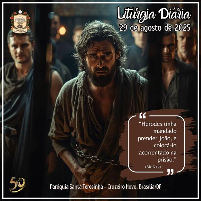 Liturgia Diária (29 DE AGOSTO)
