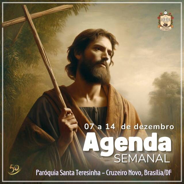 AGENDA PAROQUIAL SEMANAL - 07 A 14 DE DEZEMBRO DE 2025 