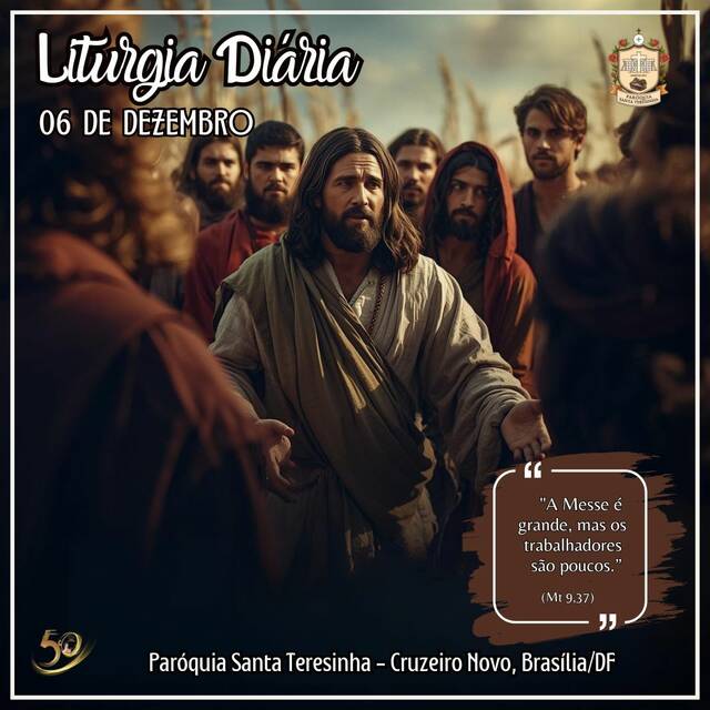 Liturgia Diária (06 DE DEZEMBRO)