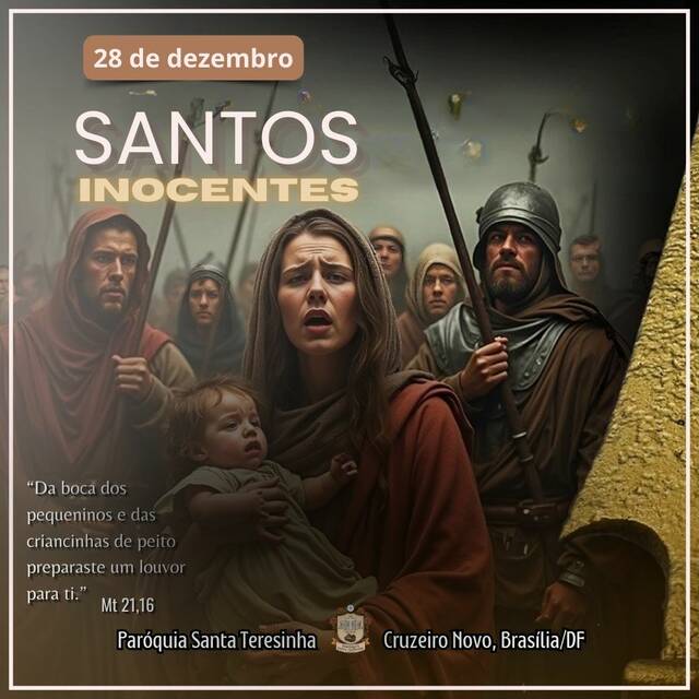 SANTO DO DIA - SANTOS INOCENTES | 28 DE DEZEMBRO