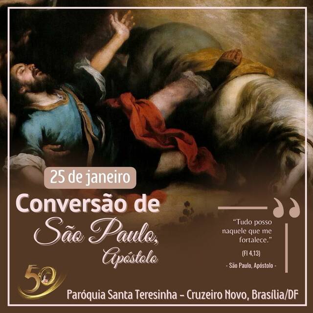 25 DE JANEIRO - CONVERSÃO DE SÃO PAULO