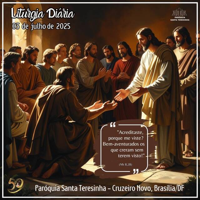 Liturgia Diária (03 DE JULHO)