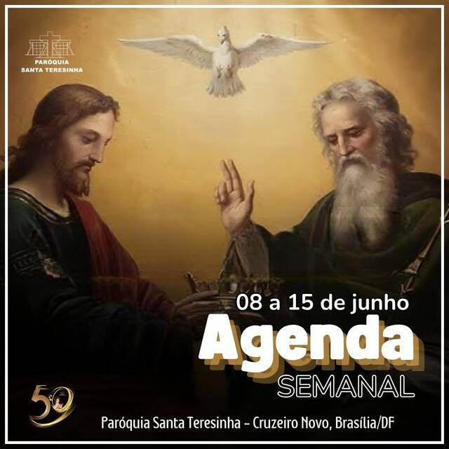 AGENDA PAROQUIAL SEMANAL - 08 A15 DE JUNHO DE 2025 