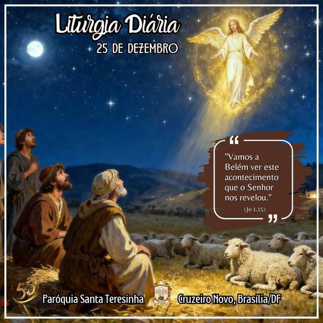 Liturgia Diária (25 DE DEZEMBRO)