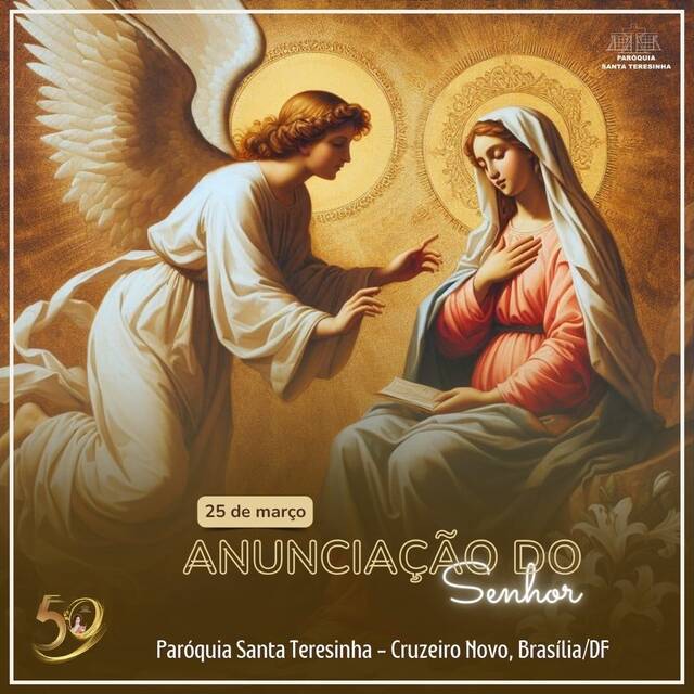 ANUNCIAÇÃO DO SENHOR | 25 DE MARÇO
