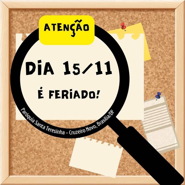 ATENÇÃO AO EXPEDIENTE PAROQUIAL | 15 DE NOVEMBRO DE 2025