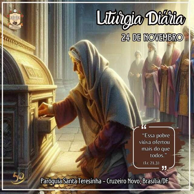 Liturgia Diária (24 DE NOVEMBRO)
