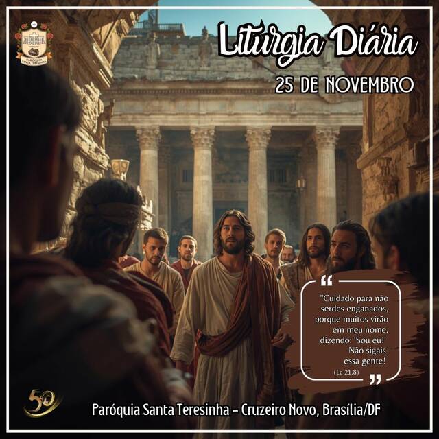 Liturgia Diária (25 DE NOVEMBRO)
