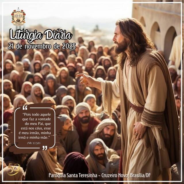 Liturgia Diária (21 DE NOVEMBRO)