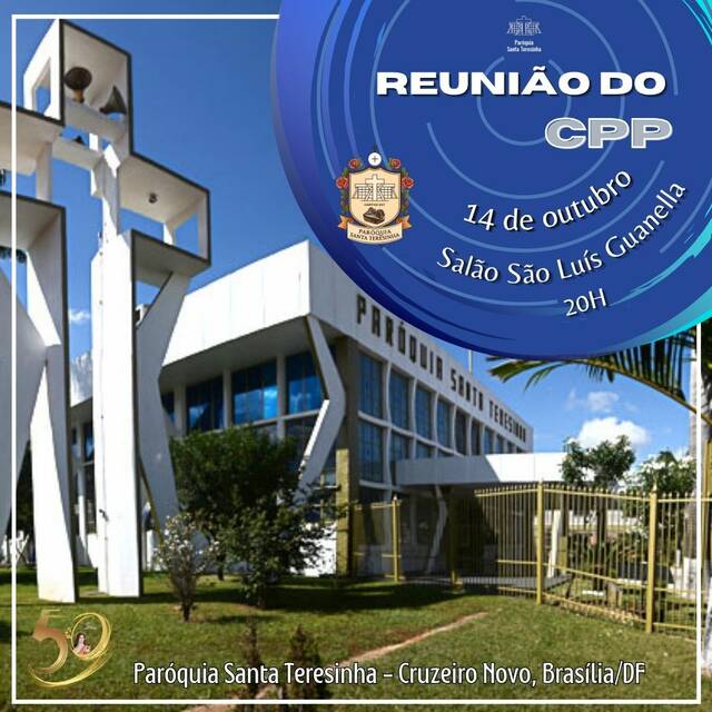 REUNIÃO DO CPP - 14 DE OUTUBRO | 20H