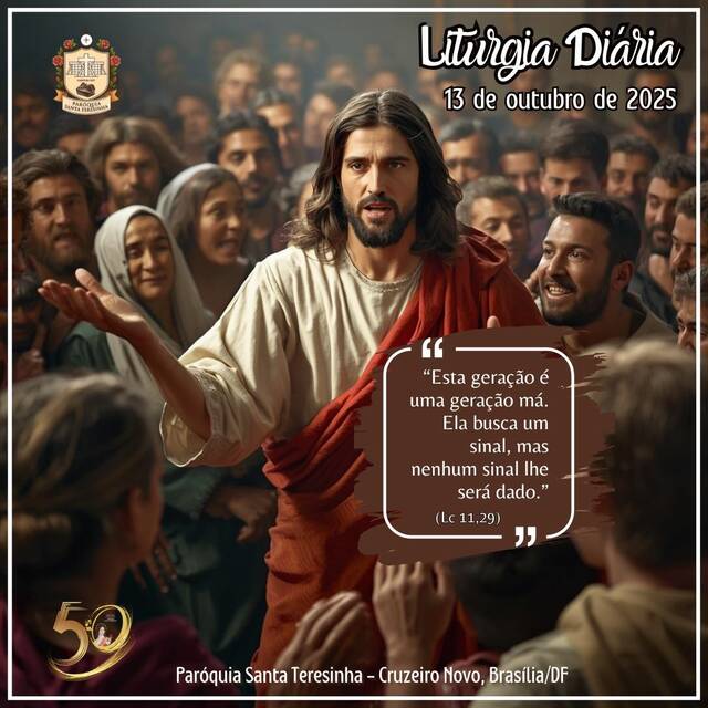 Liturgia Diária (13 DE OUTUBRO)