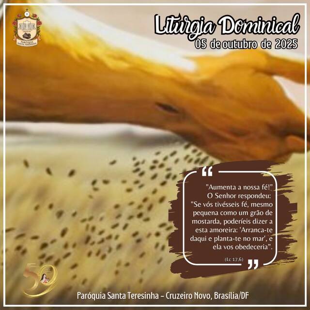 Liturgia Dominical (05 DE OUTUBRO)