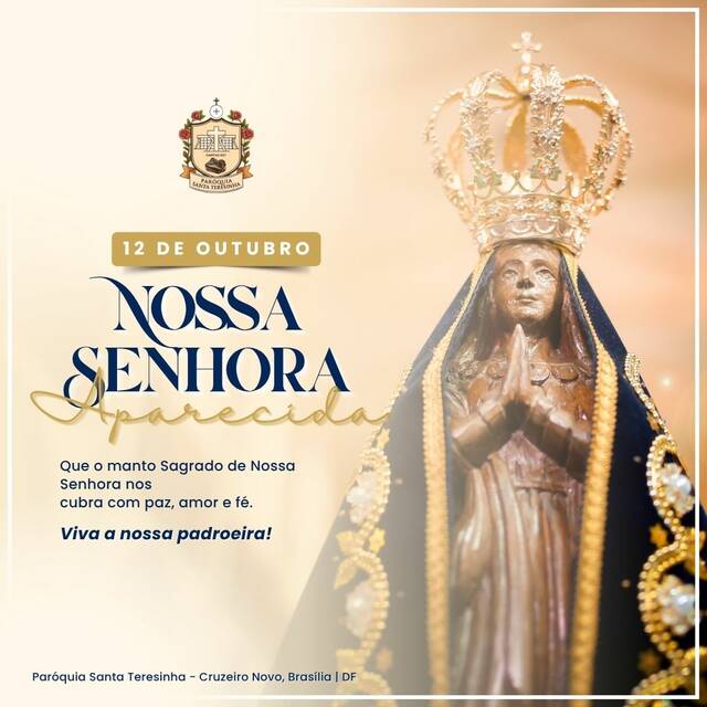 SANTO DO DIA - NOSSA SENHORA APARECIDA | 12 DE OUTUBRO