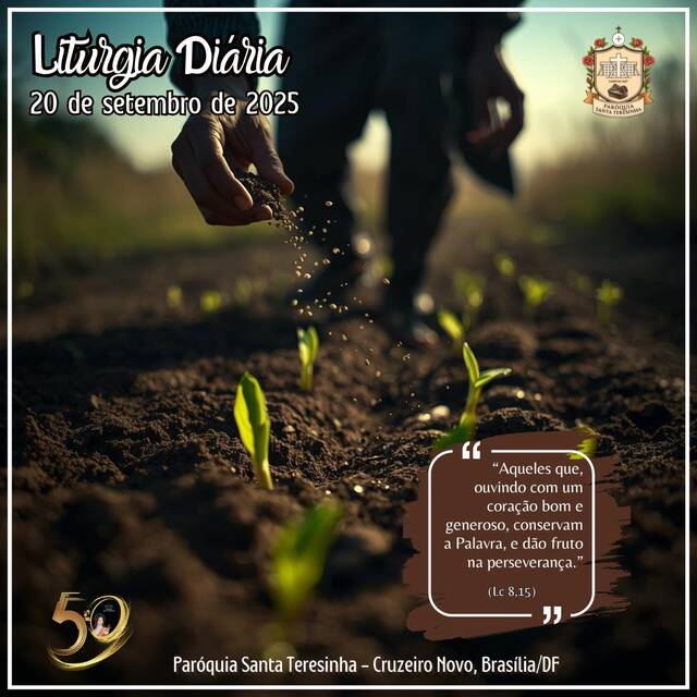 Liturgia Diária (20 DE SETEMBRO)