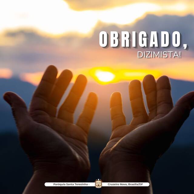 GRATIDÃO AOS NOSSOS DIZIMISTAS!