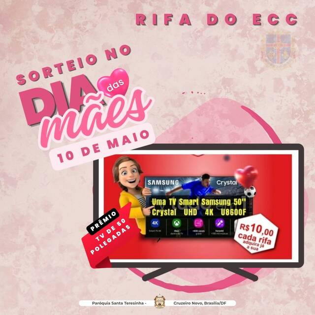 RIFA SOLIDÁRIA - ENCONTRO DE CASAIS COM CRISTO