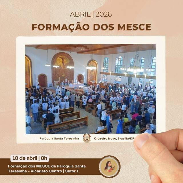 FORMAÇÃO E ESPIRITUALIDADE DOS MESCE - 18 DE ABRIL | 8H