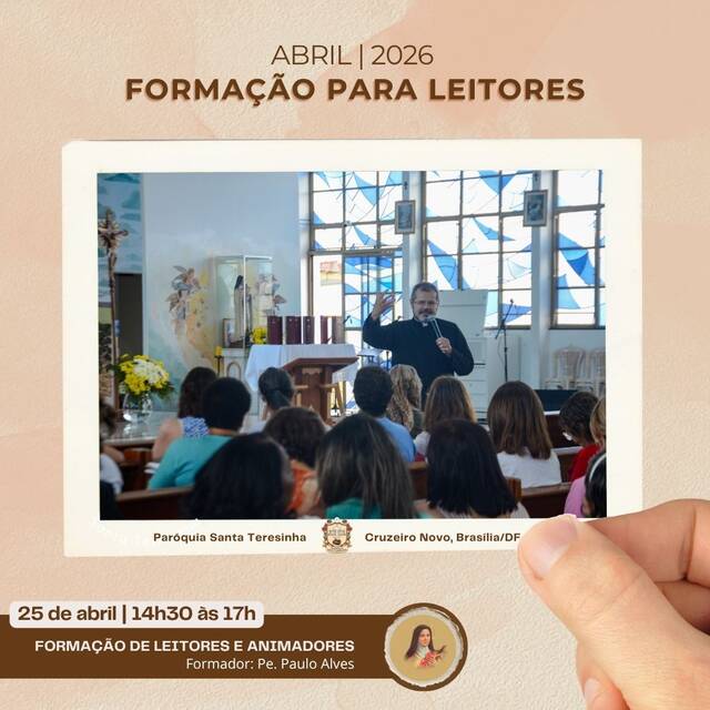 FORMAÇÃO PARA LEITORES E ANIMADORES - 25 DE ABRIL | 14H30 ÀS 17H