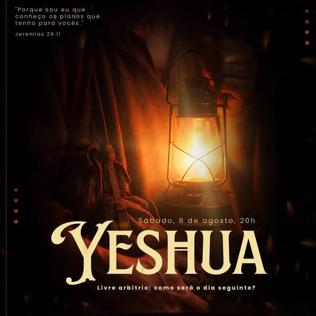 LUAU YESHUA - 08 DE AGOSTO | 20H