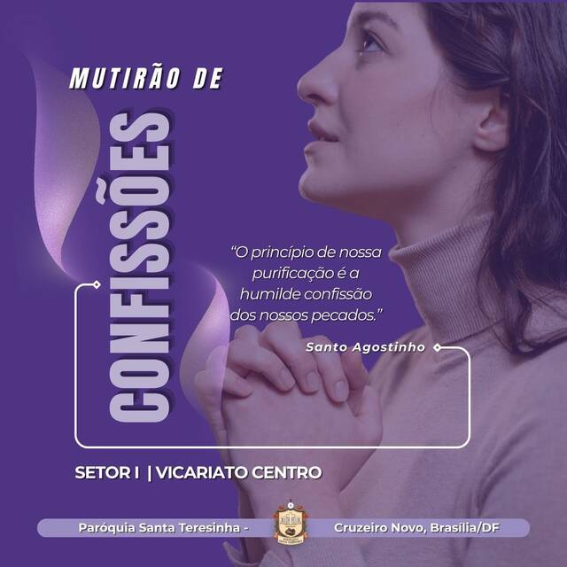 ATENÇÃO - MUTIRÃO DE CONFISSÕES | SETOR I - VICARIATO CENTRO