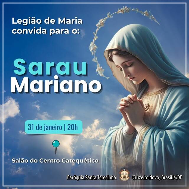 SARAU MARIANO - CENTRO CATEQUÉTICO | 20H