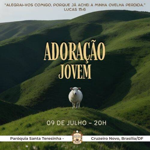 ADORAÇÃO JOVEM - 09 DE JULHO | 20H