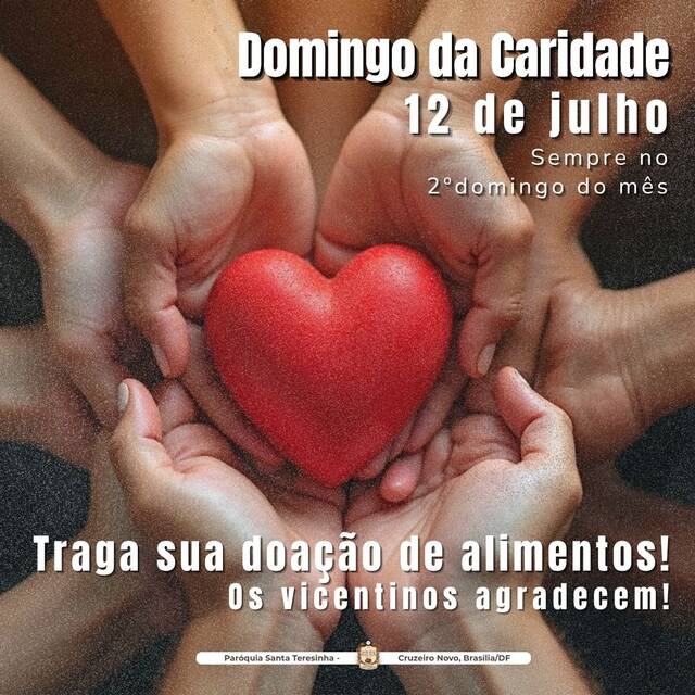 DOMINGO DA CARIDADE | 12 DE JULHO