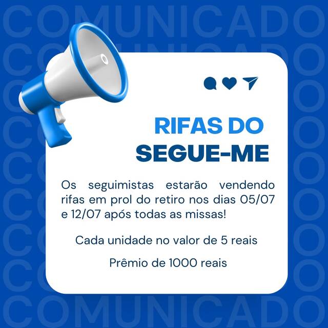 RIFAS DO SEGUE-ME