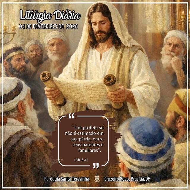 Liturgia Diária (04 DE FEVEREIRO)
