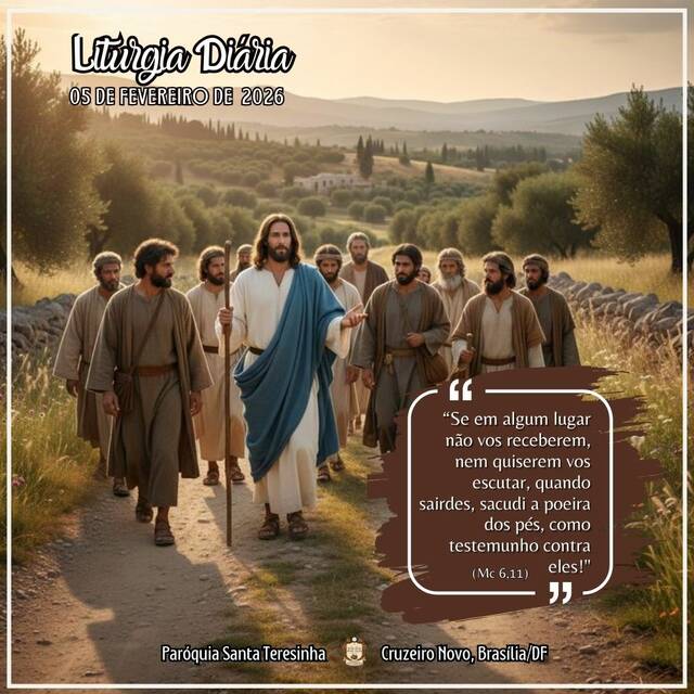 Liturgia Diária (05 DE FEVEREIRO)