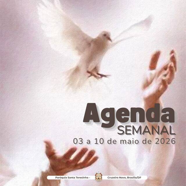 AGENDA PAROQUIAL SEMANAL - 03 A 10 DE MAIO DE 2026
