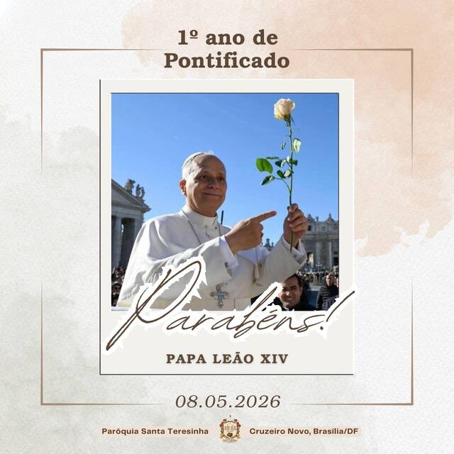 1º ANO DO PONTIFICADO - PAPA LEÃO XIV | 08 DE MAIO