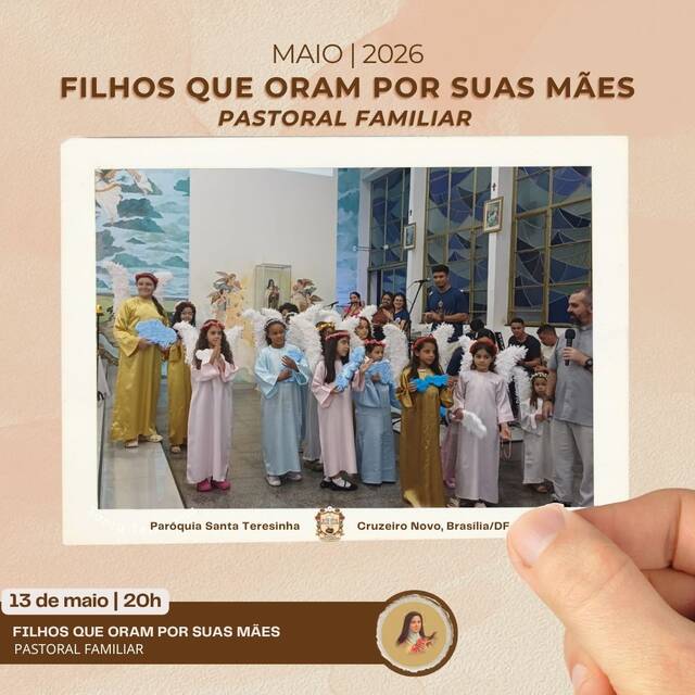 FILHOS QUE ORAM POR SUAS MÃES - 13 DE MAIO | 20H