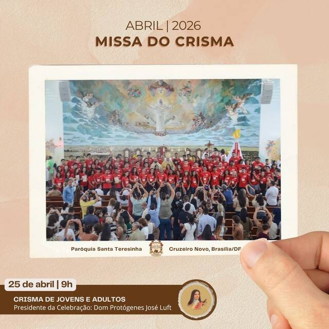 MISSA DO CRISMA - 25 DE ABRIL | 9H