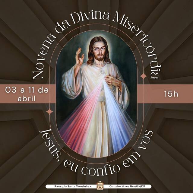 NOVENA DA DIVINA MISERICÓRDIA | 15H
