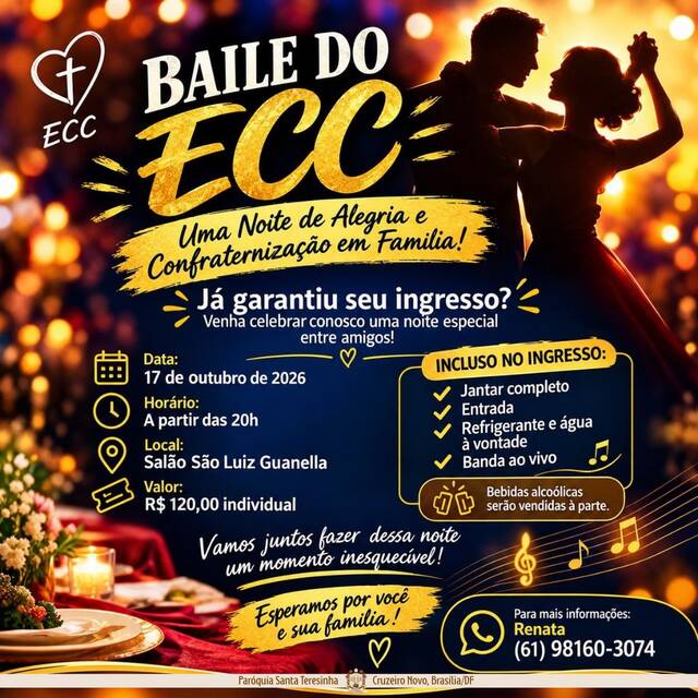 🌸💃 BAILE DA PRIMAVERA — ECC | 17 DE OUTUBRO DE 2026 