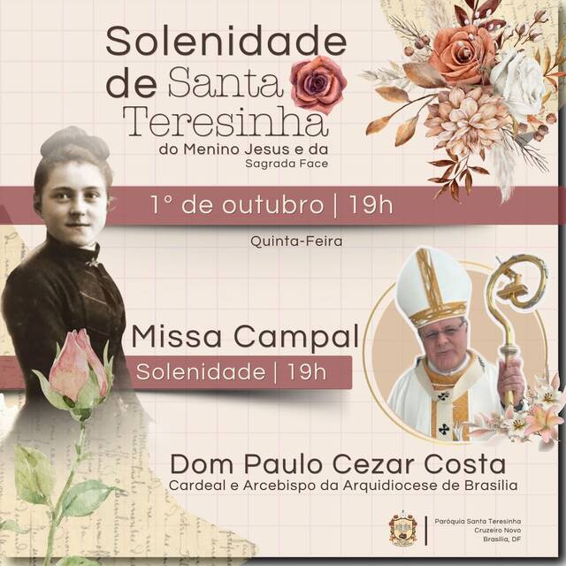 🕊️🌹 *UM MOMENTO COM JESUS E SANTA TERESINHA* 