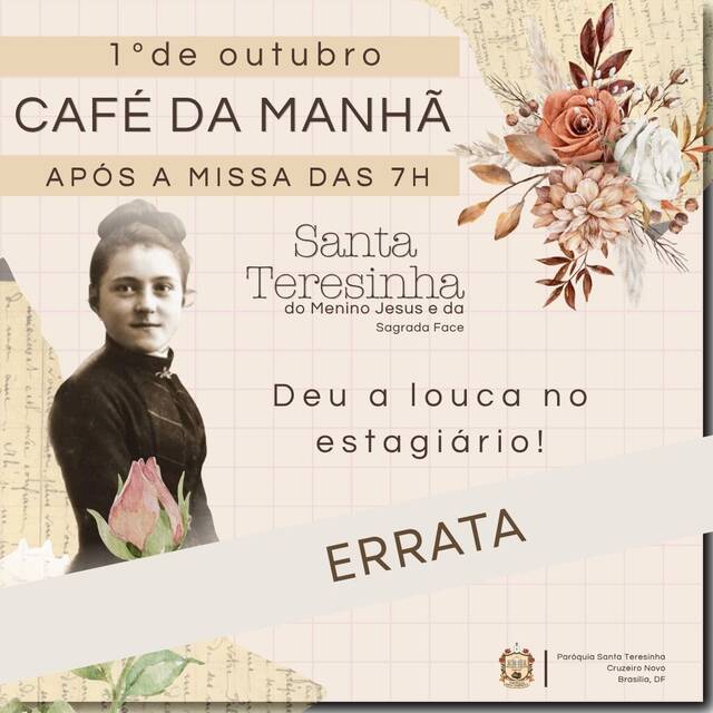 ERRATA - CAFÉ DA MANHÃ
