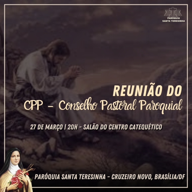 Reunião do CPP - Conselho Pastoral Paroquial