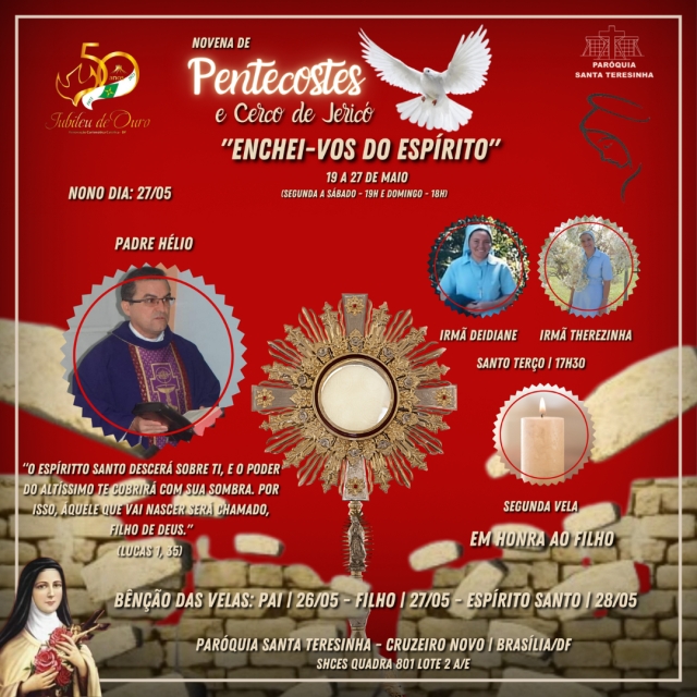 NONO dia da Novena de Pentecostes