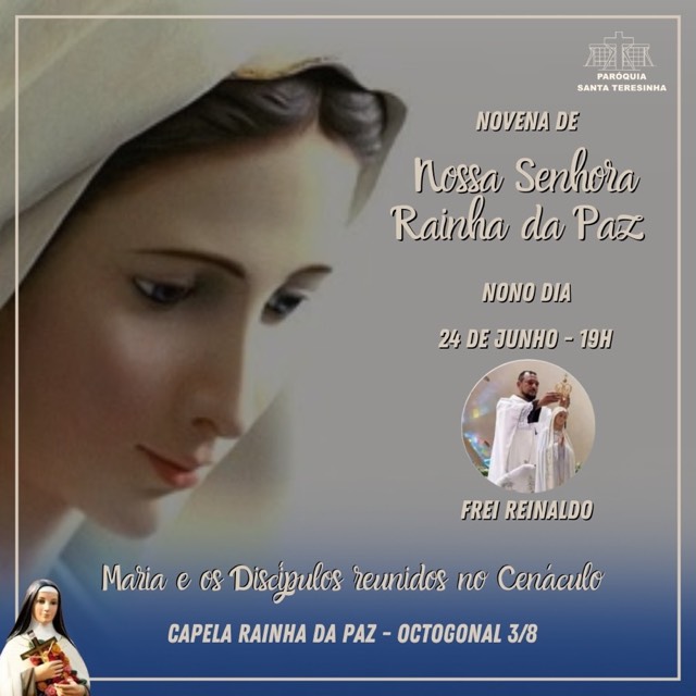 Nono dia da Novena de Nossa Senhora Rainha da Paz