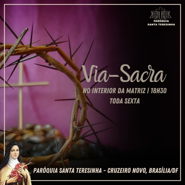 Via-Sacra na Igreja