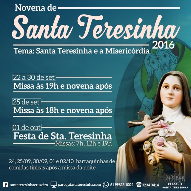 Novena de Santa Teresinha 2016