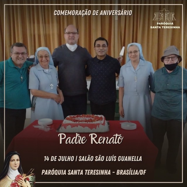 Comemoração de aniversário - Padre Renato | 14 de julho